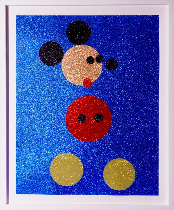 Damien Hirst, Mickey Mouse (Glitter), 2016