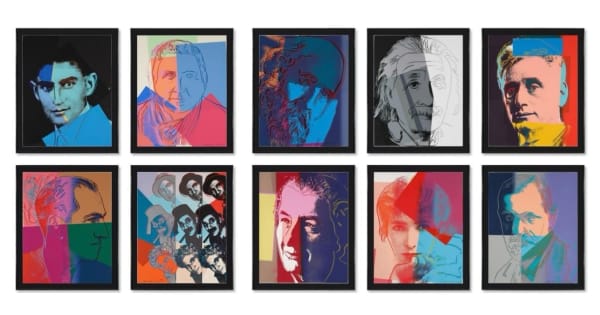 Andy Warhol, Ten Portraits Of Jews Of The Twentieth Century Portfolio, 1980