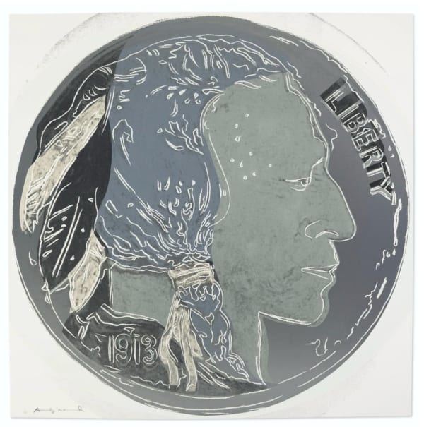 Andy Warhol, Indian Head Nickel (FS II.385), 1986