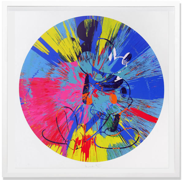 Damien Hirst, Beautiful Mickey (Spin), 2015