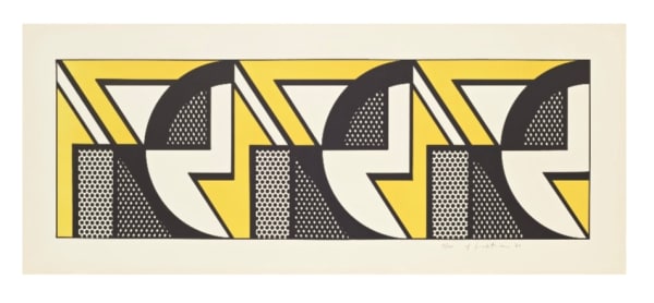 Roy Lichtenstein, Repeated Design, 1969