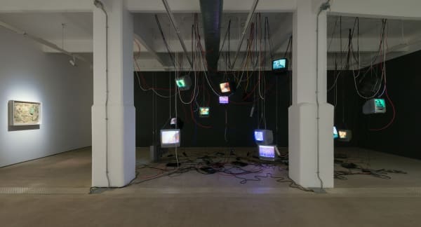 Carolee Schneemann, Installation view of More Wrong Things, Hales London, 2017