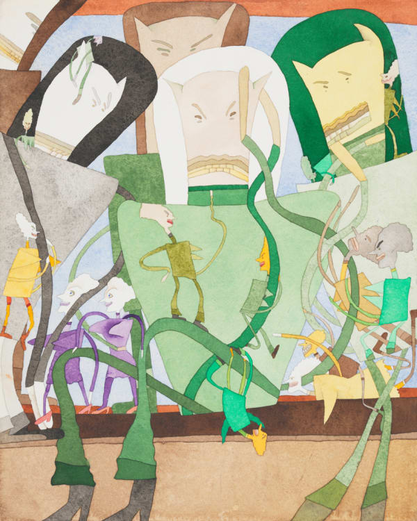 Gladys Nilsson, Small Vulcan Ptng, 1969