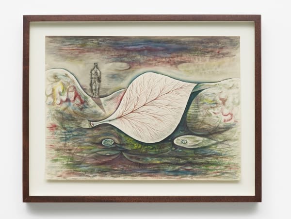 Jeff Keen, Landscape with Figure, 1950