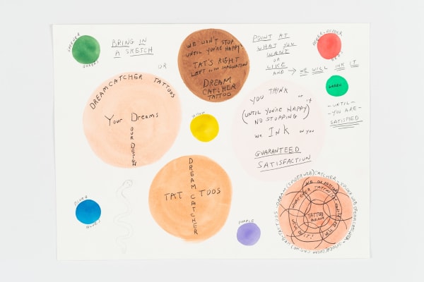 Michael Smith, Tattoo sketches, 2017