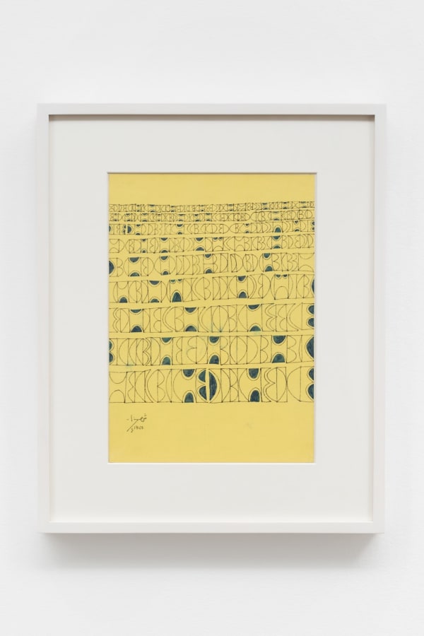 Anwar Jalal Shemza, Letter, 1976