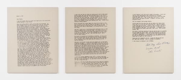 Letter (March 3, 1994)