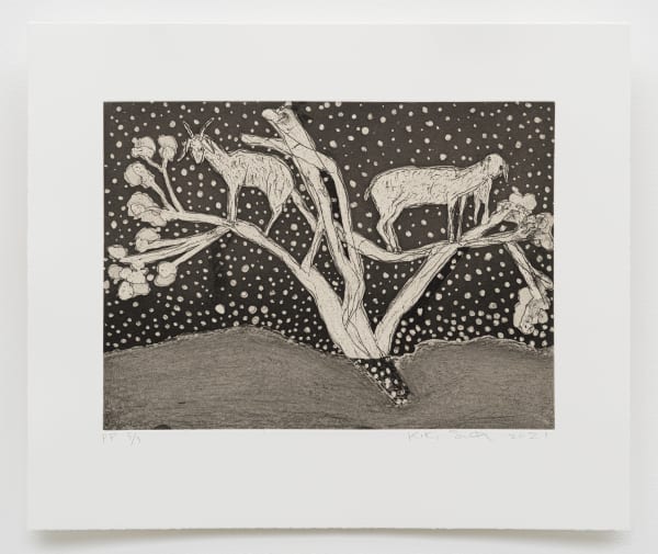 Kiki Smith, Goats In Trees, 2020