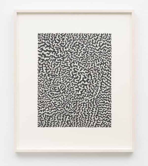 James Siena, Untitled Blue - Black, 2000