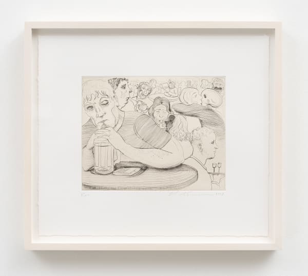 Nicole Eisenman, Drinking With Death Kiss, 2012