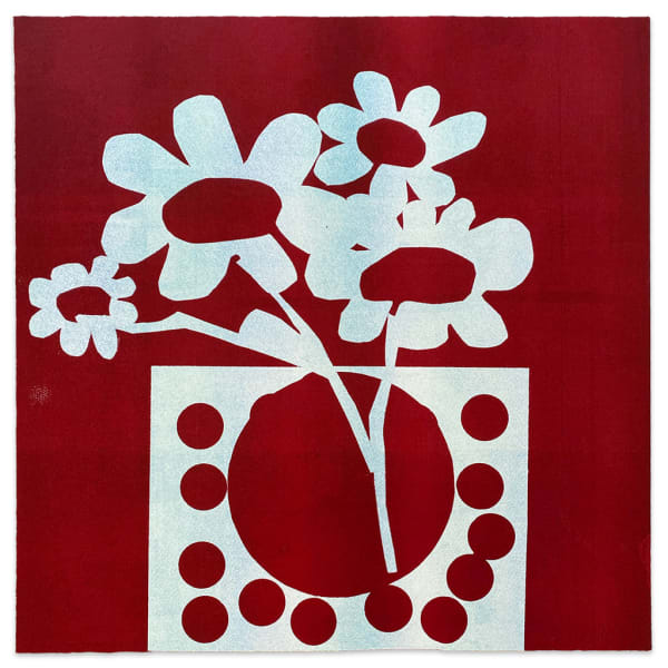 Karen Lederer vase monoprint