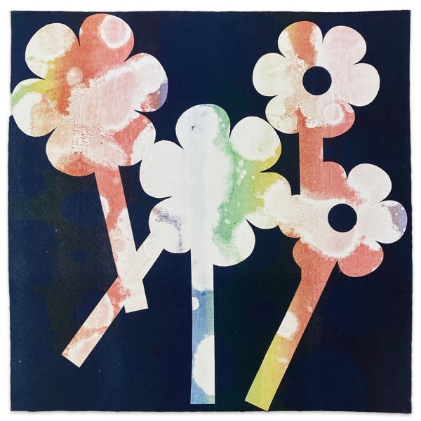 Karen Lederer floral monoprint