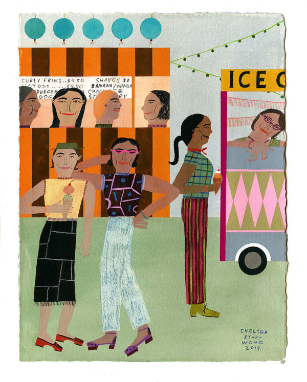 Chelsea Wong, Double Mint, Amaretto, Mangoes & Cream, 2019