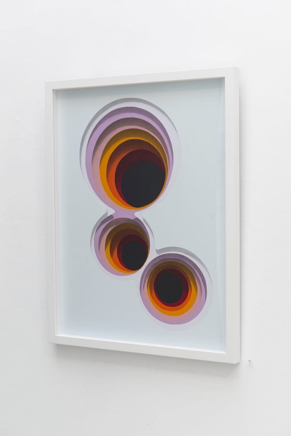 1010 abstract painting pink and orange