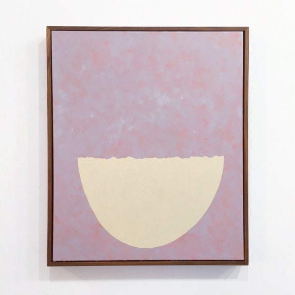 Steuart Pittman minimal painting with bowl shape