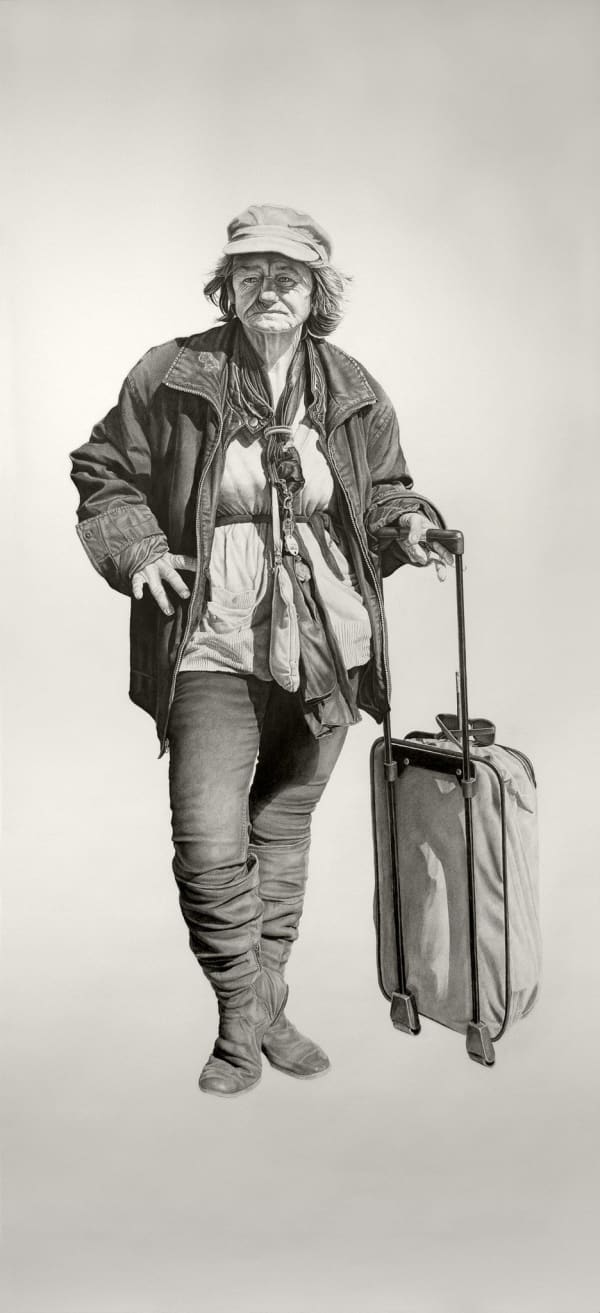 Joel Daniel Phillips large scale portrait of woman