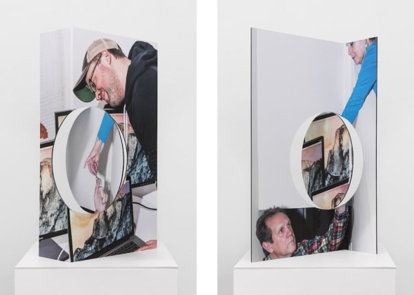 Dan Swindel abstract sculpture with figures