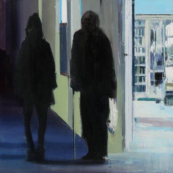 Brett Amory painting from 'waiting' series