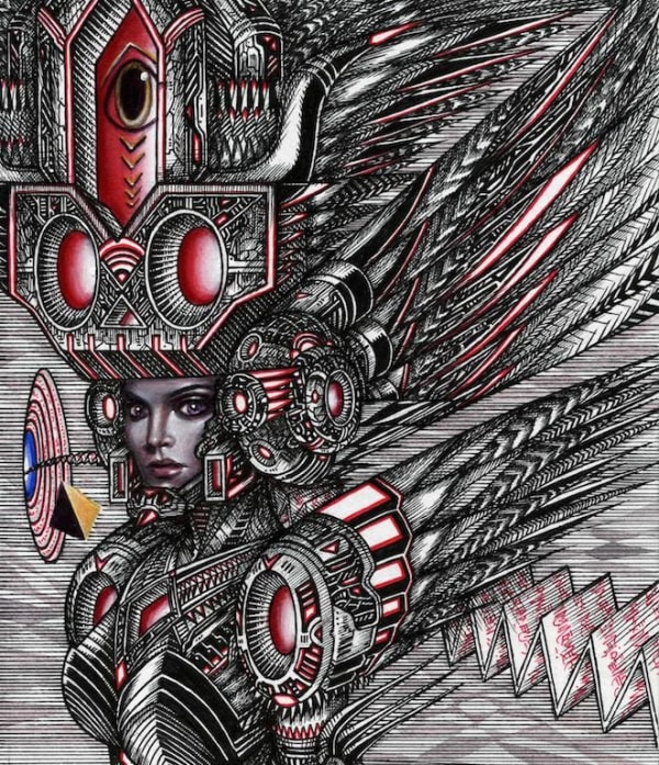 Erik Siador detailed portrait of woman