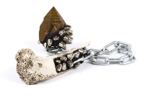 Lucien Shapiro, "Jasper with Bone Handle Mace"