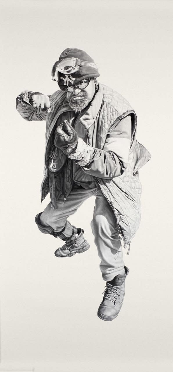 Joel Daniel Phillips drawing of man