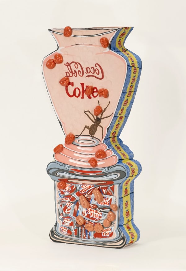 Sarah Allwine's sculpture of a bubblegum dispenser
