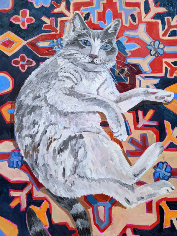 Anna Valdez, Neko on Rug, 2020