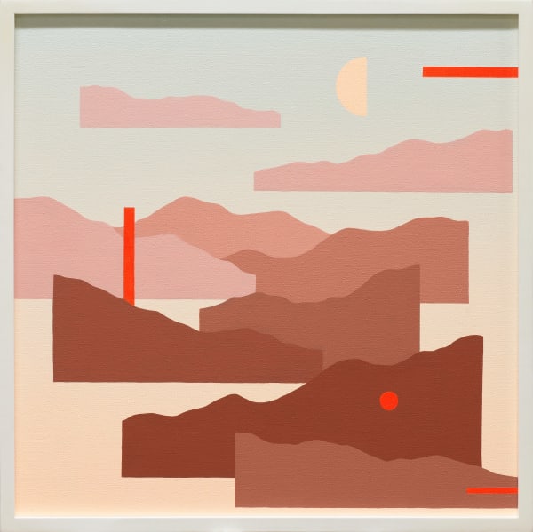 Madeleine Tonzi's painting of abstract shapes