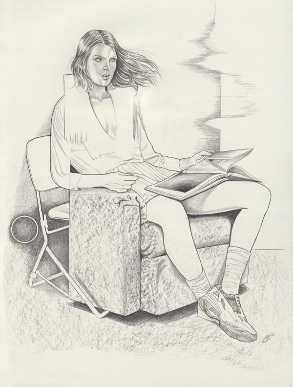 Martine Johanna, Imaginary Lives (drawing), 2021