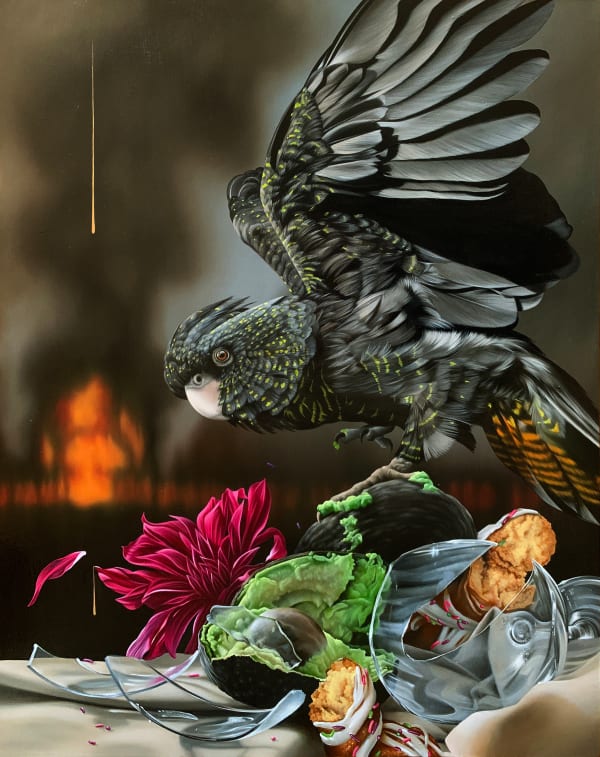 Josie Morway, Brunch Once Again Disrupted by Protest, 2020