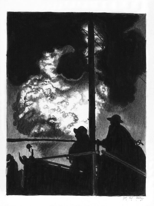 Joel Daniel Phillips, The Outline Of Two Firemen Can Be Seen, 2018