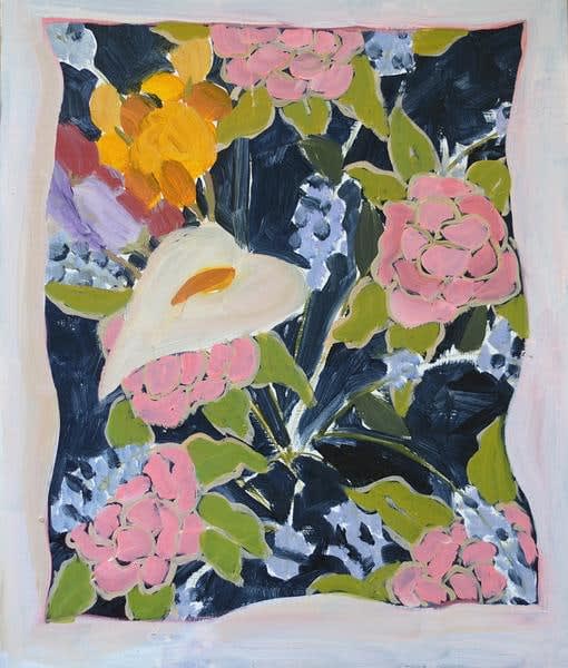 Anna Valdez, Floral Hanky, 2016