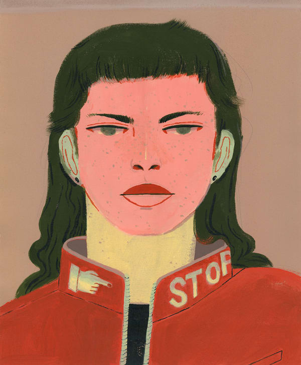 Portrait of person by Celia Jacobs