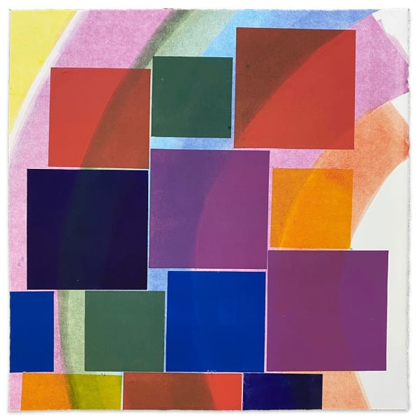 Karen Lederer abstract monoprint