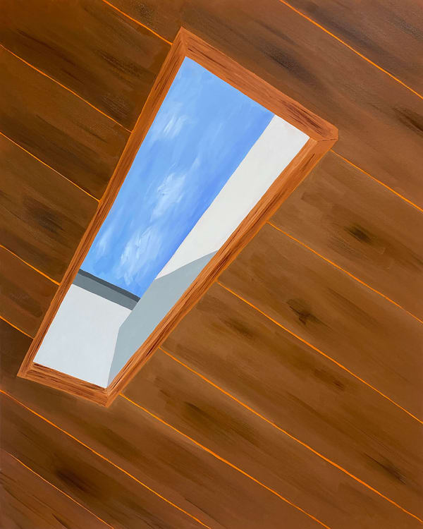 Natalia Juncadella painting of skylight