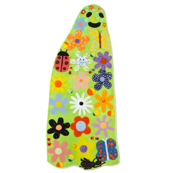 Lorien Stern ceramic green ghosts covered in bright florals