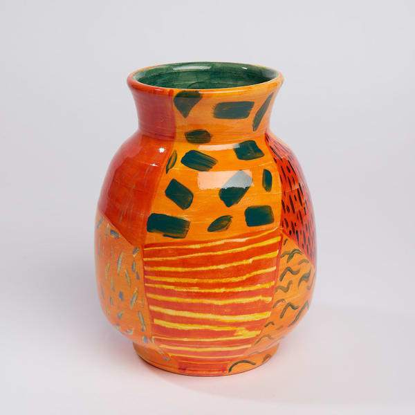 Anna Valdez, Patterns on Orange, 2019