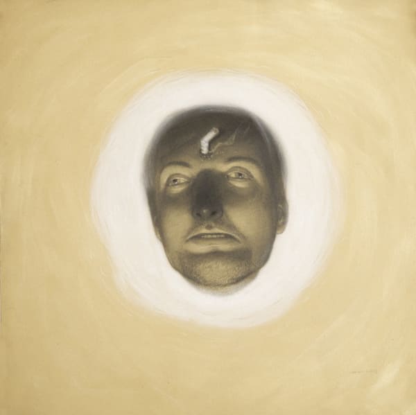 Sam Wolfe Connelly graphite drawing of male portrait