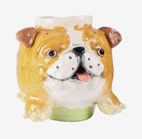Katie Kimmel chonk bulldog planter
