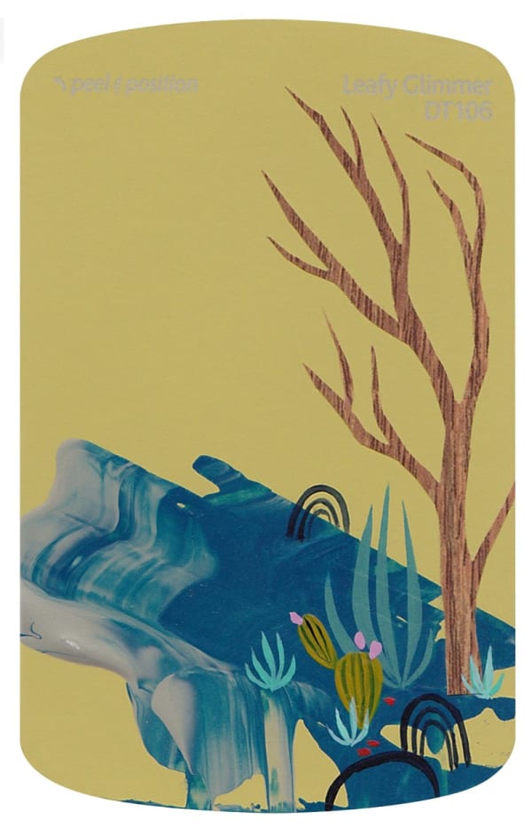 Seonna Hong paint chip nature piece