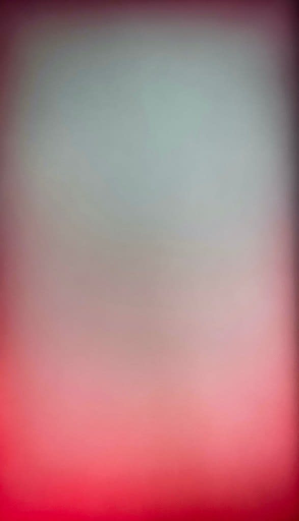 Peter Gronquist hot pink to gray gradient painting