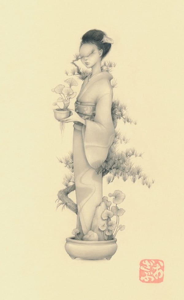 Ozabu, Bonsai Girl 文人 (Bunjin), 2019