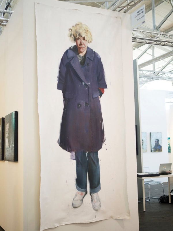 Brett Amory large scale portrait of woman