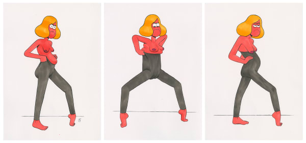 Miranda Tacchia, When you're putting on leggings, 2019