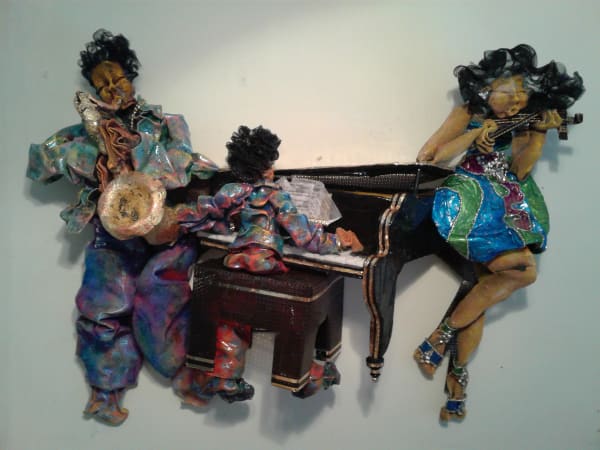 Anyta Thomas Jazz Evolution 2020.3 , 2020 Wire mesh sculpture 29 1/2" x 41" x 9 1/2"