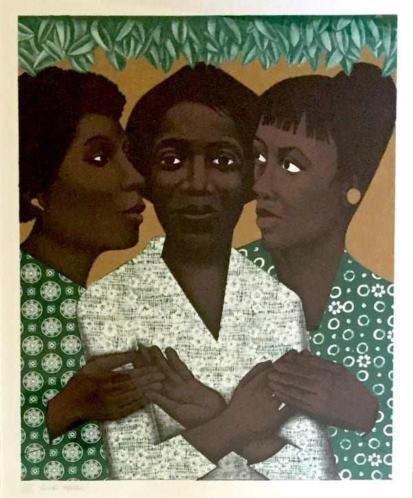 Elizabeth Catlett Links Together, 1996 Lithograph 24" x 20" 137/150