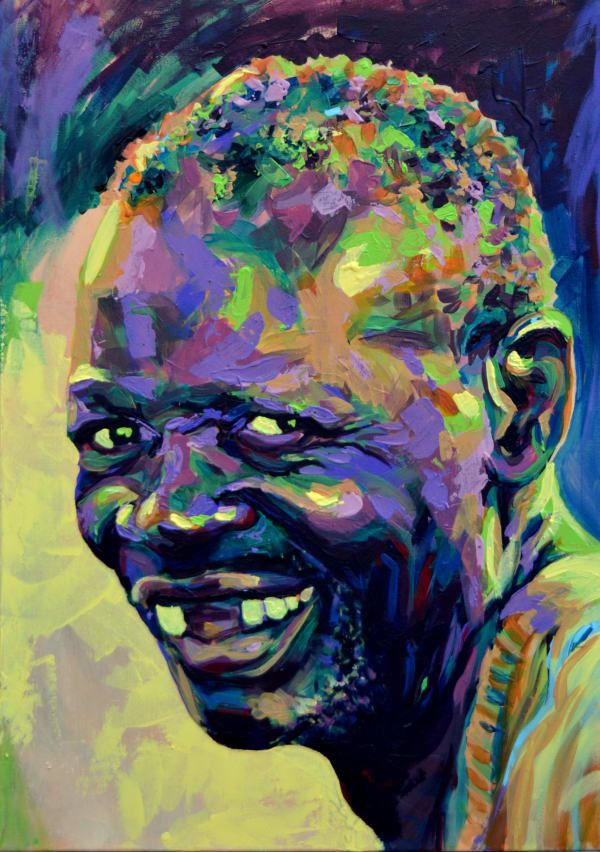 Crawford Mandumbwa That One Uncle, 2021 Acrylic on canvas 33" x 23"