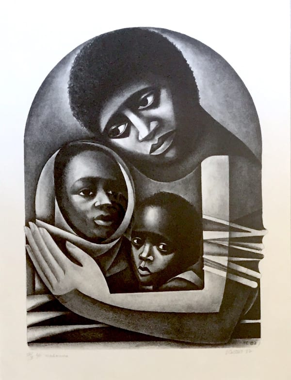 Elizabeth Catlett Madonna, 1982 Stone Lithograph 26" x 20" 4/10