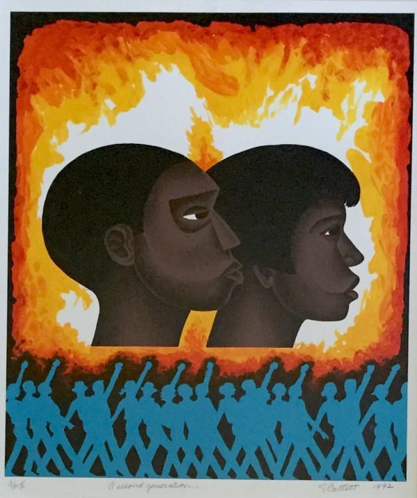 Elizabeth Catlett A Second Generation..., 1992 Serigraph 18" x 16" A/P II
