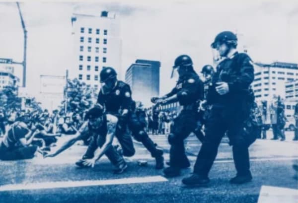 Ebony Blevins Down, 2021 Cyanotype on 100% Arnhem cotton rag 12" x 18" 2 editions of 5